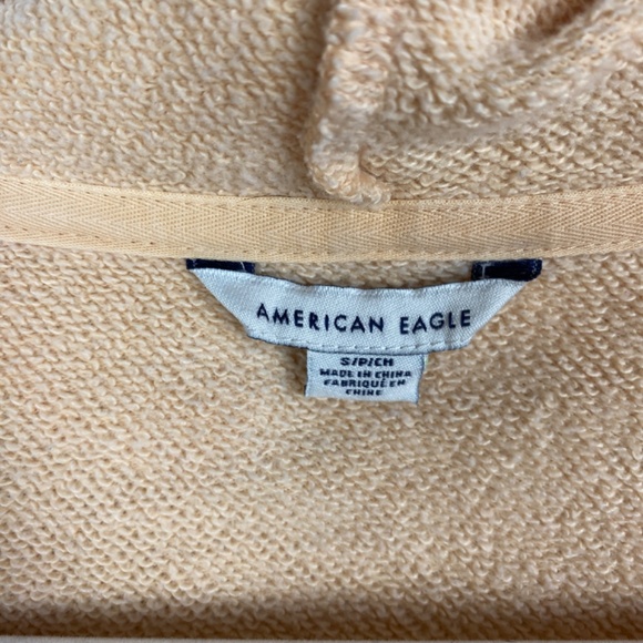 American Eagle Oversized Lace Up Hoodie Sweatshirt - Size Small - Picture 4 of 5